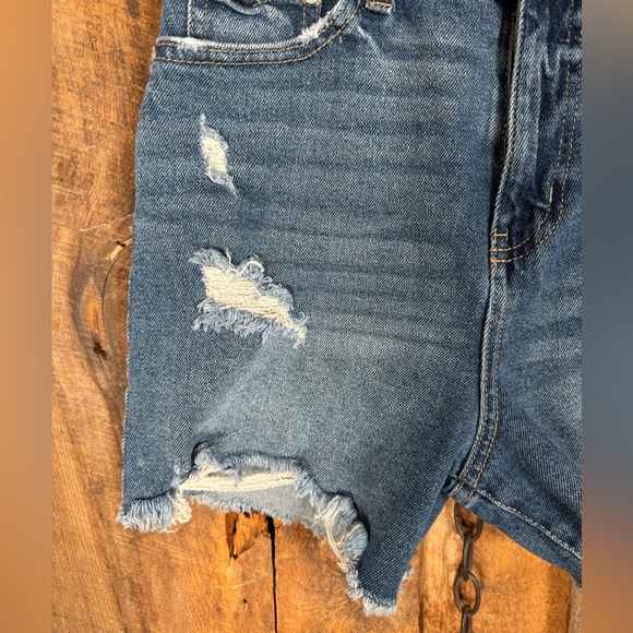 Rewash High Rise Denim Shorts - Size 25 - Picture 3 of 11